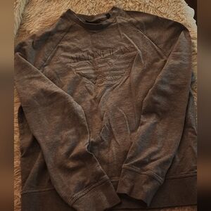 Armani  Jean Charcoal Crewneck Sweater